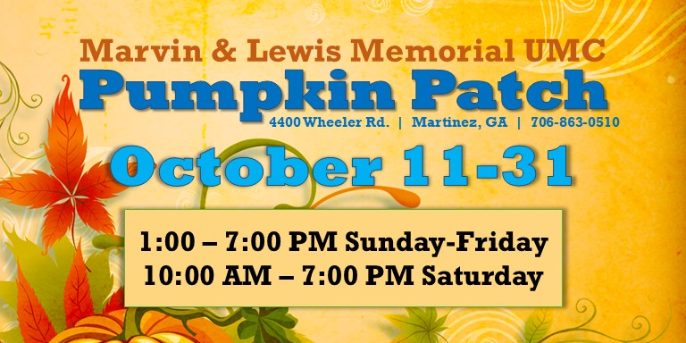Pumpkin Patch At Marvin Umc Logo